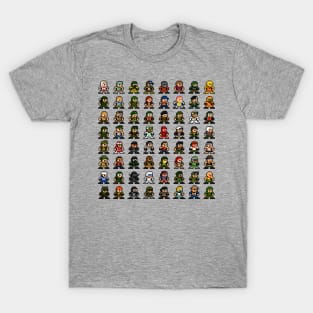 GI Joe 64 8bit Pixel Sprites T-Shirt